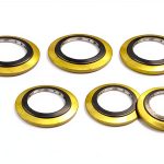 Sterling Seal SSI90005304GR150X6 Spiral Wound Gasket with Flexible Filler for 5" Pipe, Pressure Class 150#, 6.125" ID, 7.75" OD, 304 SS Windings/Graphite/Carbon Steel Outer Ring (Pack of 6)-0