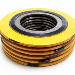 Sterling Seal 9000IR 304 SS Spiral Gasket Yellow Gray 6" Pipe Class-0